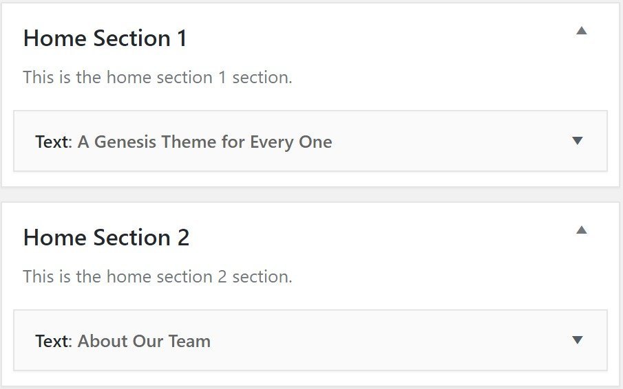 Widgets ‹ League Pro — WordPress_Home Page_Section 1 and 2 Widget Set up