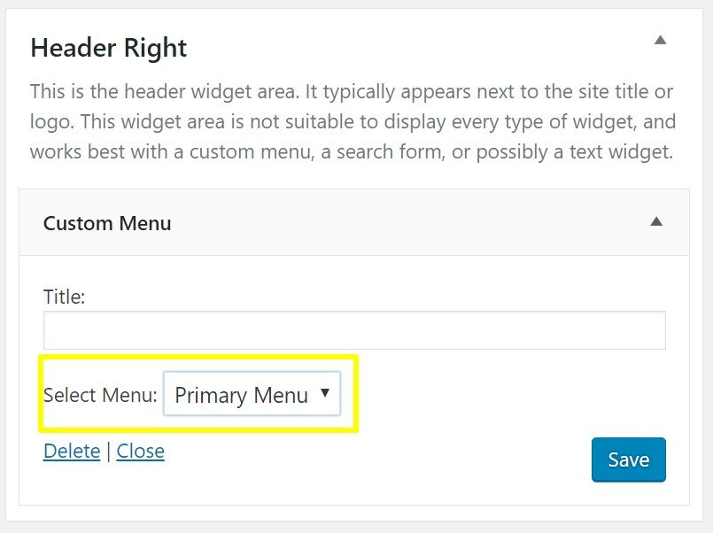 Widgets ‹ League WP — WordPress_Header Menu
