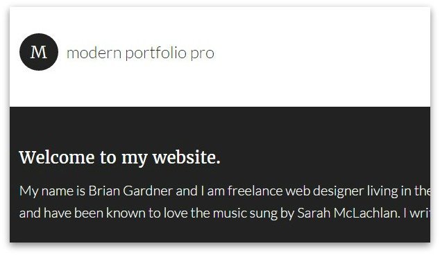 site-logo-of-modern-portfolio-theme-by-genesis
