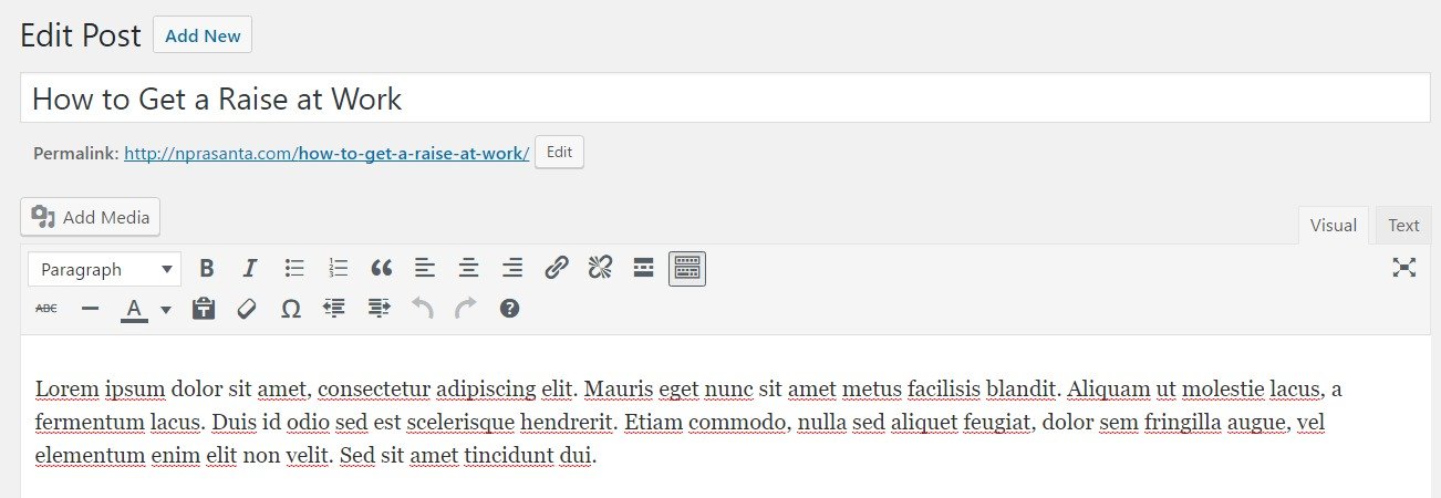default visual editors in Genesis