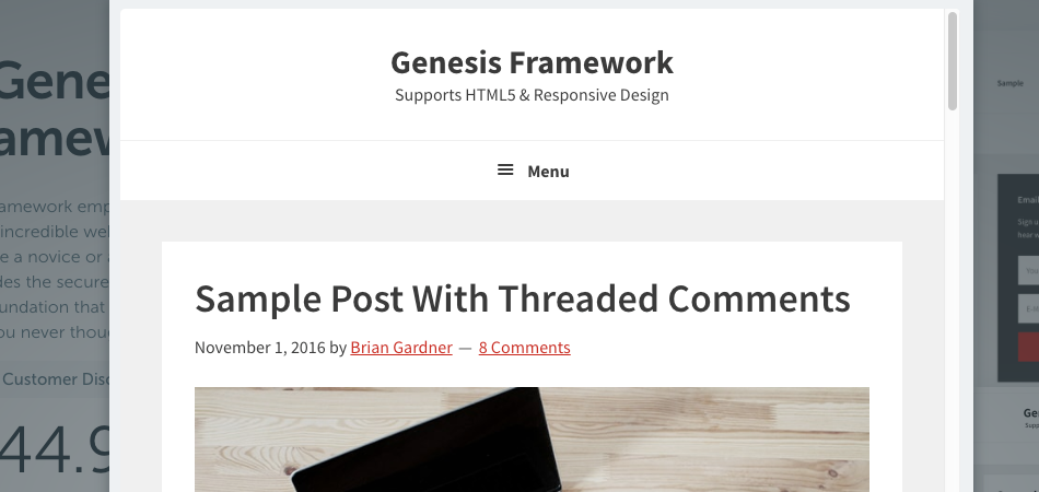 Remove Word “MENU” from Mobile Menu in Genesis 3.3.5