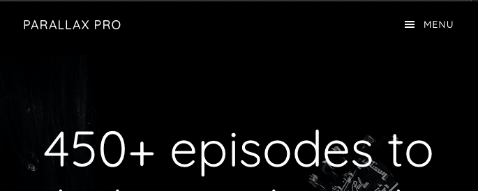 Inline Responsive Menu in Genesis Parallax Pro