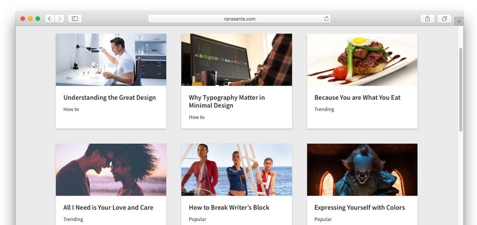 Loading Effects for Grid Items in Genesis Framework